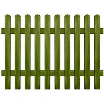 vidaXL Valla Jardín Pino Impregnado 170x120cm Cerca Cercado Vallado Verja Reja