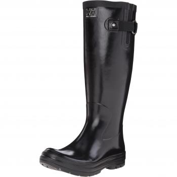 Helly Hansen Vierland Welly - botines de caña media sin forro de goma mujer, Negro / Blanco, 41.5