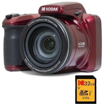 Kodak Pixpro Astro Zoom AZ405 - Cámara Bridge Digital de 20MP, Zoom Óptico X40, Gran Angular, Pantalla LCD, Vídeo Full HD 1080p, Estabilización de Imagen (OIS), Incl