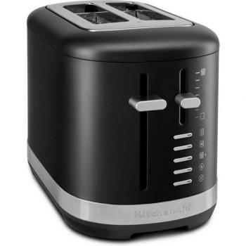 Tostadora KitchenAid 5KMT2109EAC negra mate, 2 ranuras, 980 W
