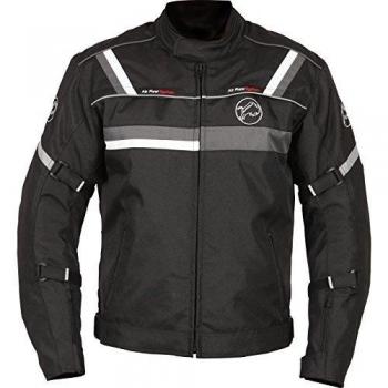BJTYPH83ME - Buffalo Typhoon Motorcycle Jacket M Black Gun