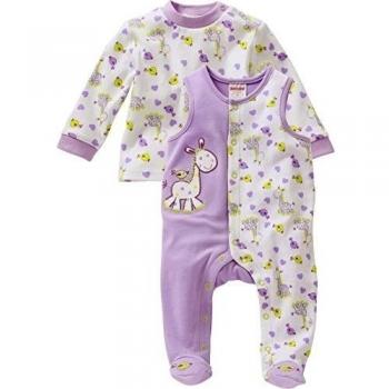 Schnizler Set, Giraffe, 2 - tlg. mit Langarmshirt, Oeko-Tex Standard 100-Polaina Bebé niños    Violett