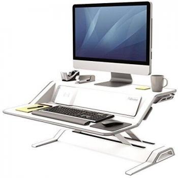 Fellowes 8081101 -Estación de trabajo ergonómica, color negro