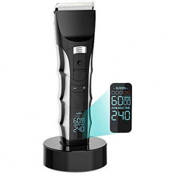 AXCEED Cortapelos Electrónico Recortadora Hombres Maquina Cortar Pelo Cortadora de Pelo Recargable de 2000 mAh Máquina Afeitar de Barba/Cara