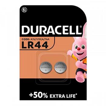 Pilas Duracell LR44 1,5V (Blister 2 Unidades)