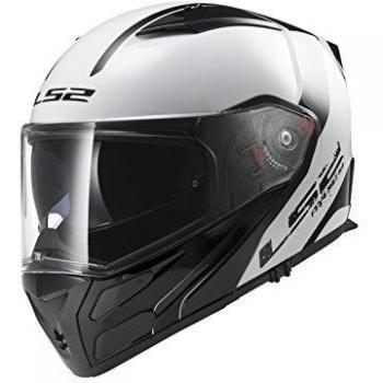 LS2 503242102XS FF324 Casco Metro Rapid, Color Blanco/Negro, Tamaño XS