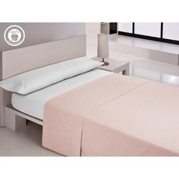 Encimera 100% algodón lisos rosa Happy Home Cama de 90/100