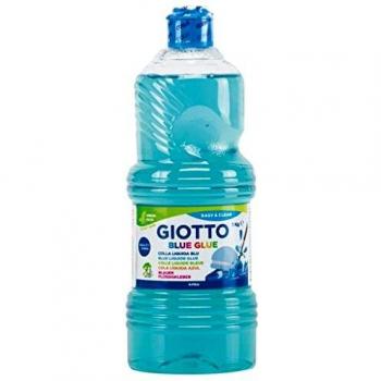 Botella cola líquida 1 kg Giotto azul