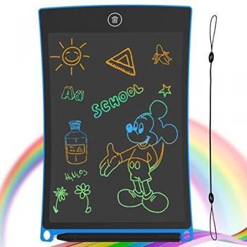 GUYUCOM Tableta de Escritura LCD, Tablero de Dibujo electrónico de 8.5 Pulgadas - Tablero de Grafiti de con Bloqueo de Pantalla borrable y Reutilizable para Pinturas niños y Juguete Educativo