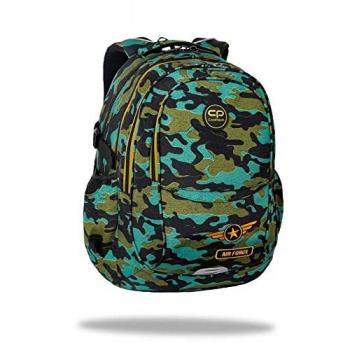 Mochila Escolar Coolpack Factor 17 con 4 Compartimentos Air Force