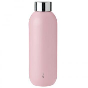 Botella Térmica Isoterma Stelton Keep Cool 600 ml Rosa Suave