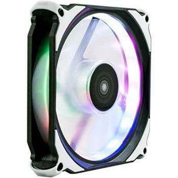 UNIKAch Ventilador Ordenador Candy 10 Rainbow LED 120 mm