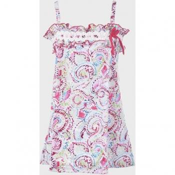 Vestido de bebé niña La Ormiga - Multicolor de cachemire.