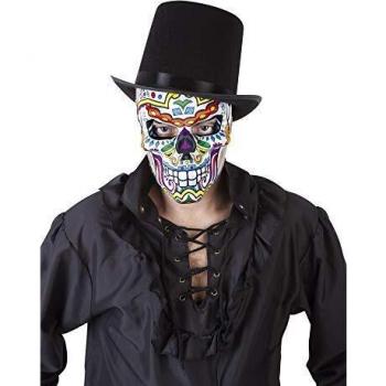 Rubies- Mascara Katrin Skull, Multicolor, Talla única