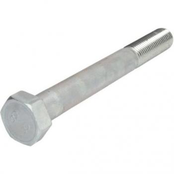 Tornillo AUGER 54033 - Tornillo de acero, rosca continua, longitud de 3 pulgadas, diámetro de 1/4 pulgada, acabado galvanizado para resistencia a la corrosión