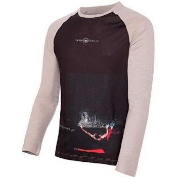 Trangoworld Gabo Camiseta, Hombre, Negro/Gris Oscuro, XL
