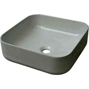 vidaXL Lavabo Moderno Cuadrado Cerámica Blanco Lavamanos Cuarto de Baño Aseo