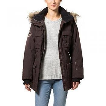 Ultrasport Luca Parka Deportiva, Mujer, Marrón Oscuro, S