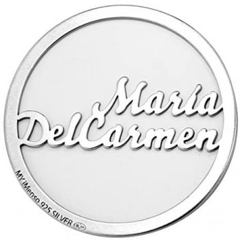 Abalorio My Imenso Modelo María del Carmen, Plata, Talla Única