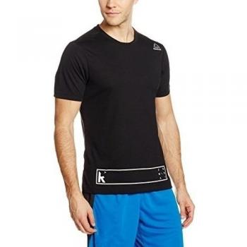 Reebok Combat Speed Wick - Camiseta de, otoño/invierno, hombre, color negro, tamaño XXL