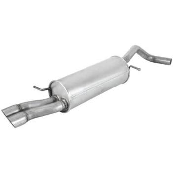 Silenciador trasero WALKER 24259 con tubería para Audi 8x0253609g, 8x0253609e, 8x0253609s