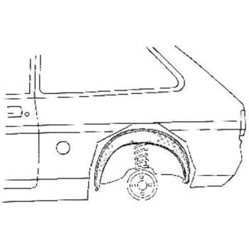 Pasarrueda Van Wezel 3770446 para Opel Corsa A (Versión 2/3 Puertas) - Interior Trasero Derecho