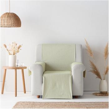 Funda cubre sofá/chaise longue GAMUSI Alicante rayas verde