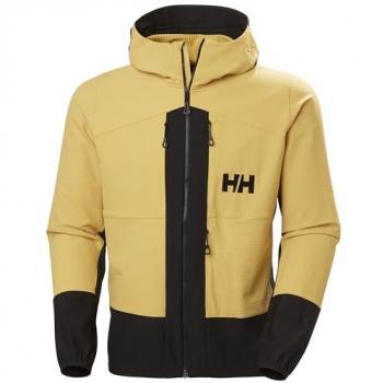 Helly Hansen Men's Odin Backcountry Softshell Jacket with Hood - Yellow - 2XL