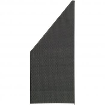 Gartenfreude 2550-1006-001 - Vallas de protección para la cara gartenzaun polyrattan 80 x 4 x 180/90 cm