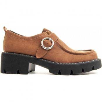Mocasin Cómodo Para Mujer. Montevita Mocant2 84876 Marrón