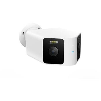 Cámara Exterior Xiaomi CW100 Dual - Doble Objetivo, 3 MP, Visión Nocturna a Color, Protección AI Local, Resistente al Agua y Polvo IP66