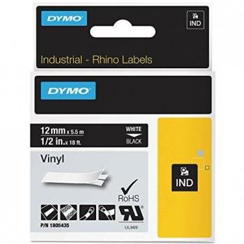 DYMO Etiquetas de Vinilo IND ID1-12 NEGRO (VINILO)