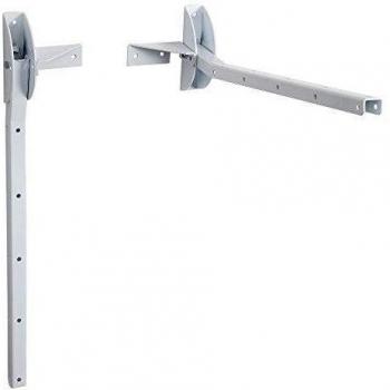 Sauvic Blanco TENDEDERO DE Pared ABATIBLE, Hierro, 54x14.5x14 cm