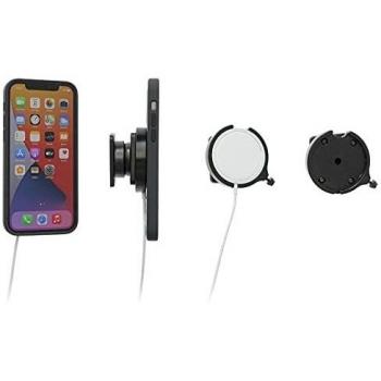 Soporte giratorio para cargador Apple MagSafe - Compatible con iPhone 12 a 14 Pro Max - Brodit 216173