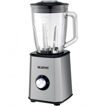 Batidora de Vaso Silvano 1.5L 600W Acero Inoxidable