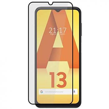 Protector Cristal Templado 5D Completo Negro con Adhesivo Total para Samsung Galaxy A13 4G