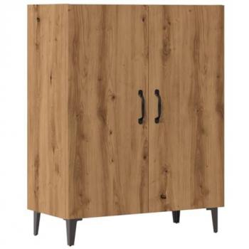 Aparador de madera de ingeniería roble artisan 70x34x90 cm
