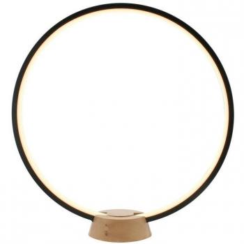 LEDBOX Lámpara de mesa CYCLE IN, 36W, antracita, Ø40cm, Blanco cálido