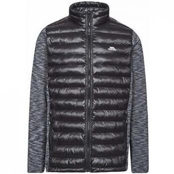 Trespass Rockmond - Chaqueta Deportiva Acolchada para Hombre con Detalles Reflectantes, Hombre, Color Carbon Marl, tamaño Medium