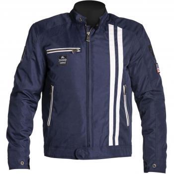 Chaqueta textil para motocicleta Helstons Cobra Snake - Azul - Talla M