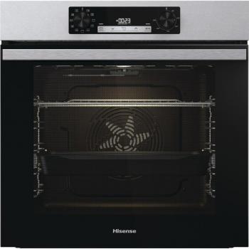 Horno Multifunción Hisense BI62216AXE2 con Esmalte Autolimpiable EcoClean y Aquálisis, Inox