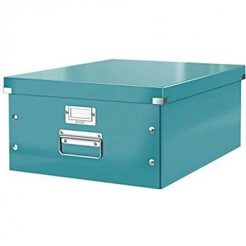 Leitz Caja de almacenamiento grande A3, Turquesa, Click and Store, 60450051