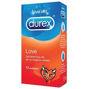 Durex Love Preservativos Comfort fáciles de llevar, 12 preservativos