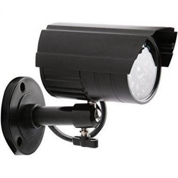 Cámara Falsa de Seguridad Olympia DC 500 con LED Intermitente y Carcasa de Metal