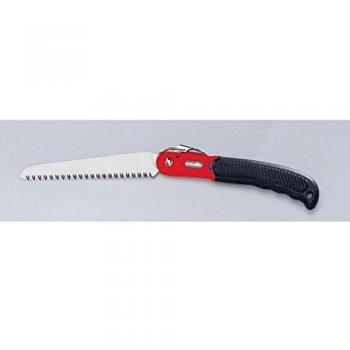 Sierra Plegable de Podar Ausonia 180 mm con Llama Cromada y Tratamiento Térmico