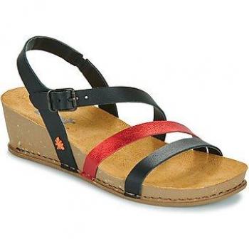 Sandalias de piel multicolor con altura de tacón 4.5cm