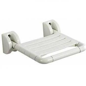 Asiento Plegable Impermeable ABS Blanco para Ducha y Baño de Vapor