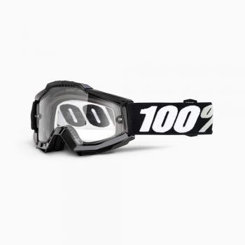 Ride100percent ACCURI Enduro MTB Goggle Tornado-Clear Vented Dual Lens, Adultos Unisex, Multicolor, ESTANDAR