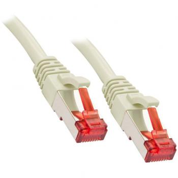 Lindy 1m CAT6 S/FTP Snagless Gigabit Network Cable, Grey