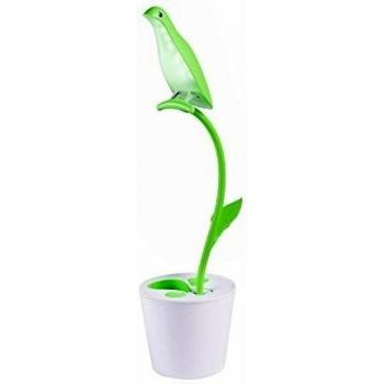 Tsing Lámpara Escritorio LED Regulable con Puerto USB Lámpara de Mesa Control Táctil en Forma de Pajarillo
